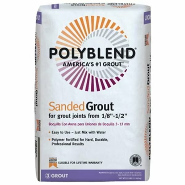 Custom Polyblend Sanded Grout, Summer Wheat, 25 lb Bag, Custom Accessories, Mfr#: CPBG4525